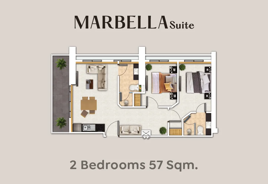 Marina Golden Bay 2 Bedroom Picture